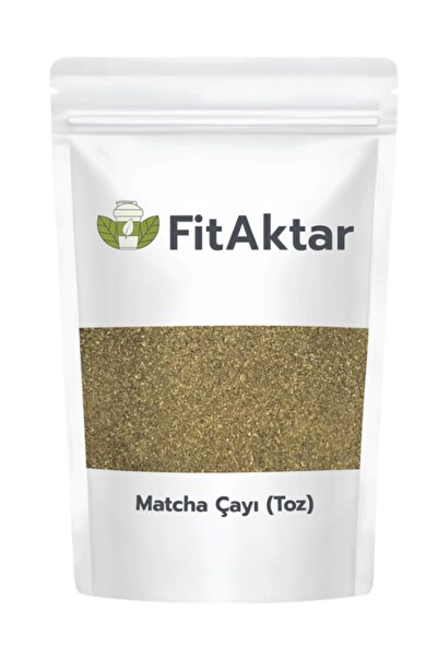 FitAktar Matcha Çayı ( Sap ve Yaprak Öğütülmüş ) 100 Gr