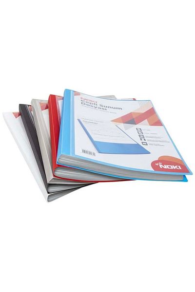 Noki Noki̇ 64130-N Presentation File with Pocket A4 Gray 30Lu