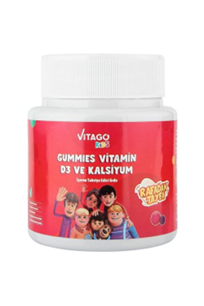 Vitago STD Vitago Kids Vitamin D3 Kalsiyum 30 Gummies ( TEKLİDİR )