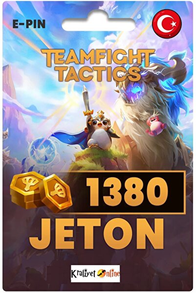 KraliyetOnline Teamfight Tactics 1380 Tft Jeton