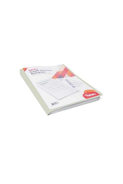 Noki A4 Cream Presentation File - 20 Sheets and Pockets