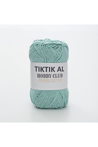 TıkTık AL Hobby Clb Mint Yeşili Amigurumi Ve Punch (panç) Ipi %100 Pamuk Natü...
