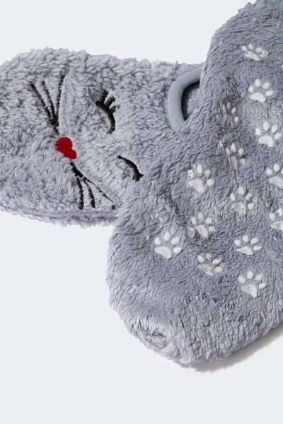 DeFacto Дамски плюшени домашни чорапи с котка - N1336Az24Au
