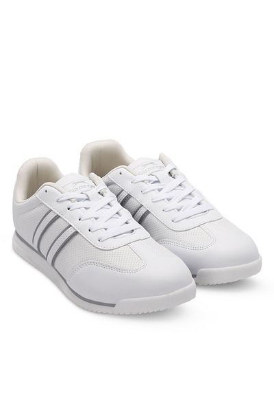 Slazenger Men's Sneakers - White, Politics I Model