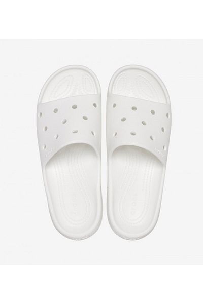 Crocs White Unisex Adult's Classic II Slide