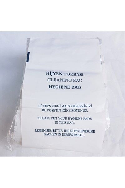 PazarPazartesi Hygiene Bag Hotel Hygiene Bag 100 Pieces