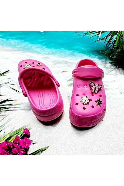 AkınalBella Eva Sea, Beach, Seaside Slippers - Children's Daily Stone Sticker DeTailed