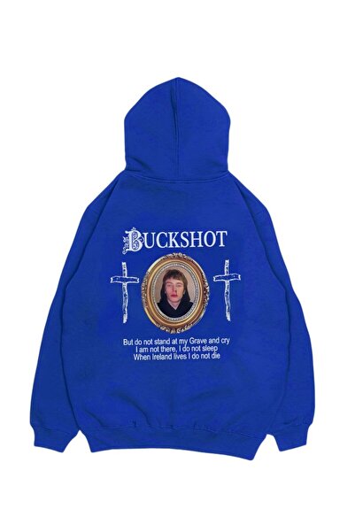 MAYDAY CULTURE Blue jacket unisex regular fit straight cut unisex Printed