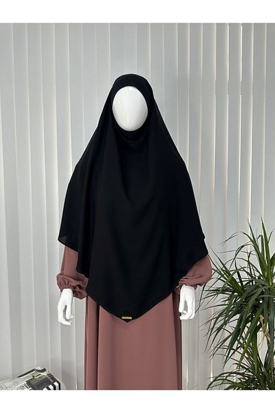 R&S modibone Μαύρο Triangle Suffle Scarf - Μονόστρωτο Medine, Πρακτικό δέσιμο