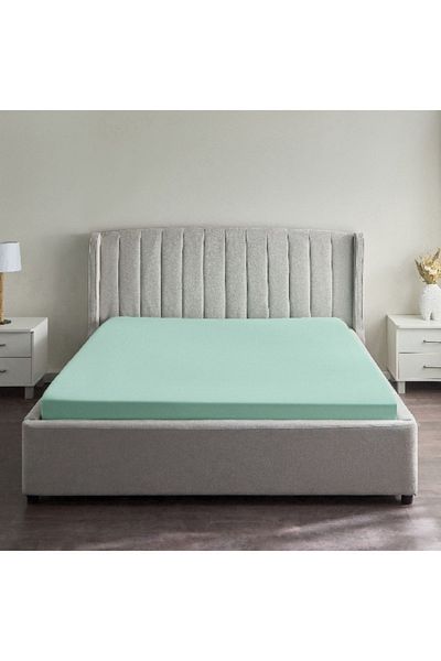 Home Box Derby Solid King Microfibre Fitted Sheet - 180x200+25 cm