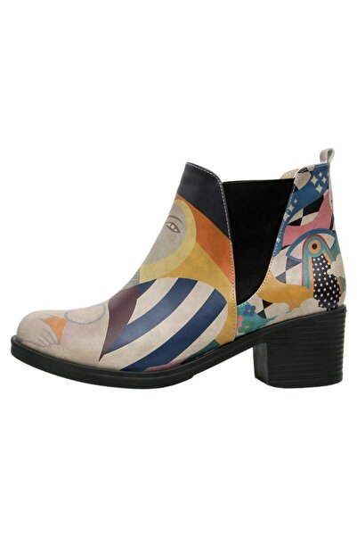 Dogo Kadın Vegan Deri Çok Renkli Bilekte Bot - Book Club Tasarım