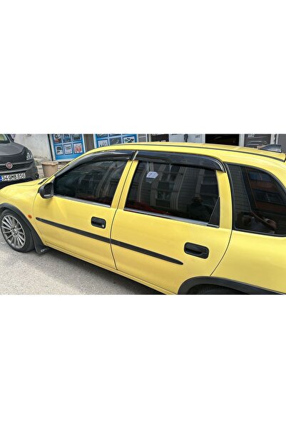 Kml34tuning55 Opel Corsa B Araca Krom Cam Çıtası 4 Parça Paslanmaz Çelik Krom
