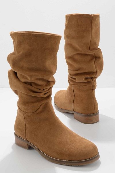 Bambi Tan Suede Women's Boots & Booties02527000202