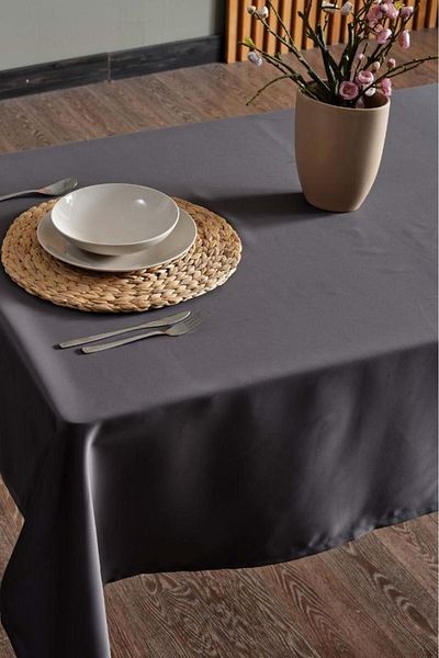 Mr. Stock Satin Tablecloth - Authentic and Modern, Matte Satin, Easy to Clean, Rectangular 140X140 cm
