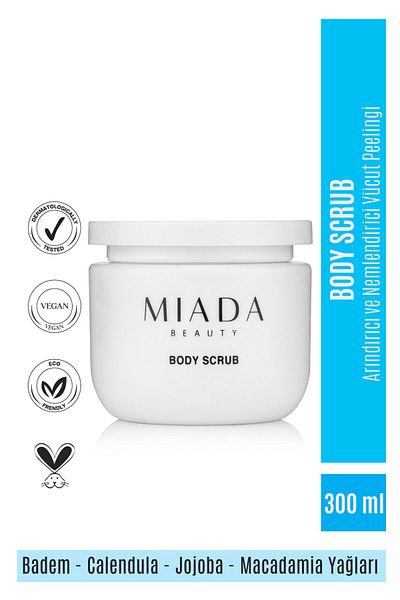 Miada Beauty 300 ml Body Scrub - Purifying and Moisturizing Body Scrub