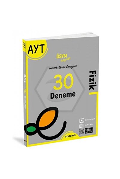 Endemik Yayınları Fizik Deneme Ayt 30lu