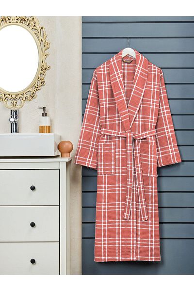PHILIPPUS Women's Şalyaka Bathrobe - Plaid Pike