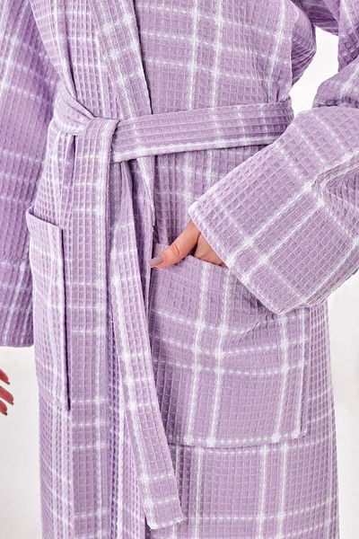 PHILIPPUS Women's Şalyaka Bathrobe - Plaid Pike