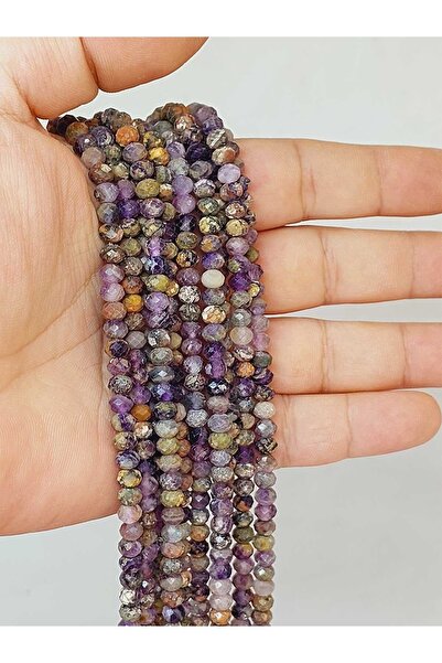 Yasamtohumu 3,5*4,5 мм Фасетний виріз Чероїт Камінь Rondela - Серія (53098)