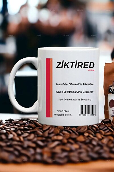 Öz Kupa Ziktired ilaç Kupa Hemşire, Doktor, Eczacı  Kahve Bardak Komik