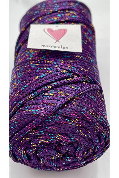 Makromİps Premium Polyester - 100g Φωτεινό Μακραμέ Σχοινί Χόμπι Πλεκτή Τσάντα, 1η Ποιότητα Sula