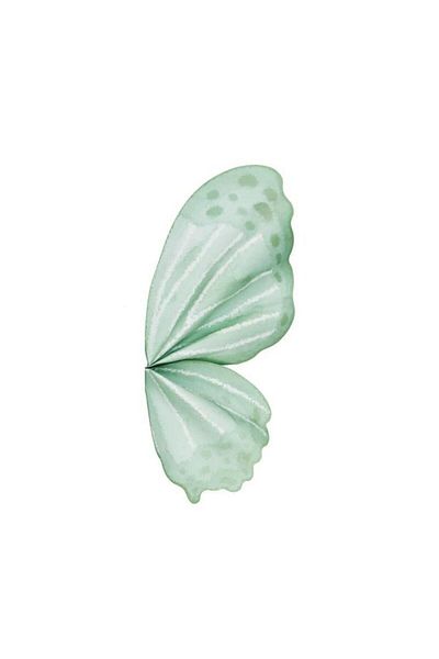 ELA 2024 Trend - Korean Butterfly Flower Patterned Packaging Paper, Mint