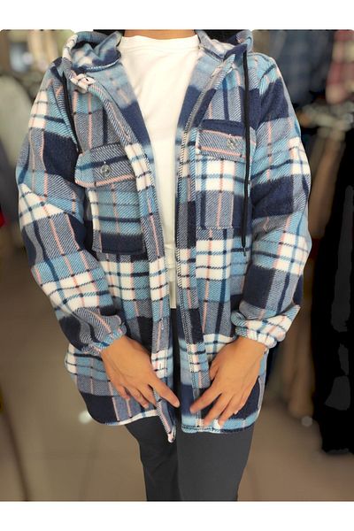 Sublime Butik Cămașă cu buzunar dublu din fleece