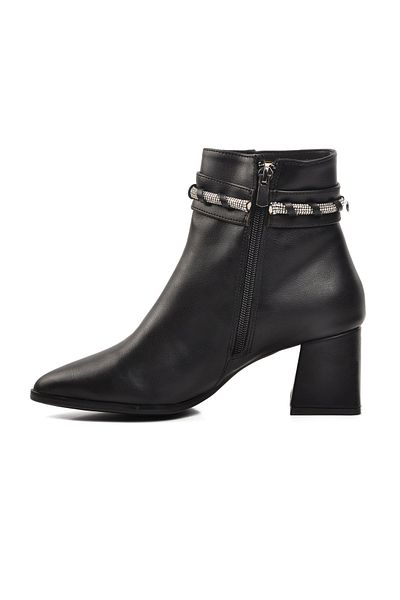 AYAKMOD 276515   Cizme negre de piele de damă