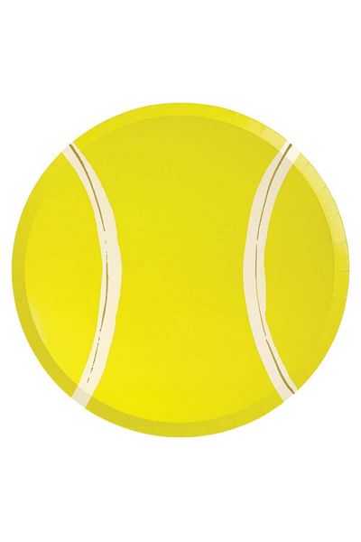Meri Meri - Tennis Plates - Tennis Plates - 8 Pieces