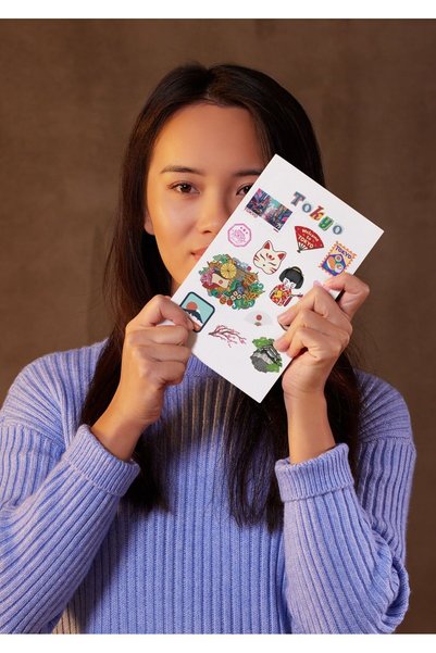 ANSHA CRAFTS Tokyo Sticker Set Bullet Journal - Agenda - Planner - for Notebook - Laptop-Tablet and Phone