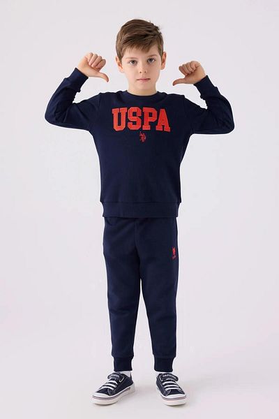 U.S. Polo Assn. BAZA. Polo Assn. 3 fire - Costum de iarnă pentru băiat cu picioare subțiri