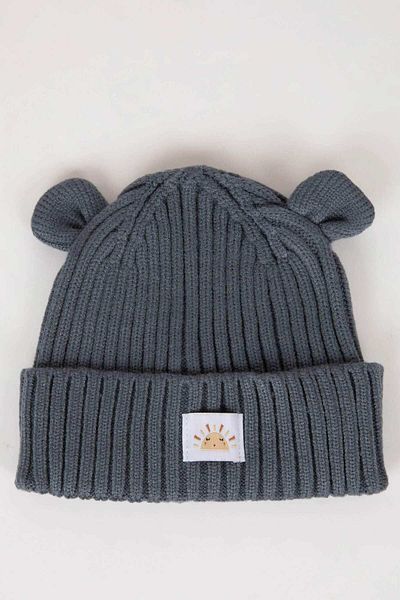 DeFacto Baby Boy Knitted Beanie with Ears C8595A524Wn