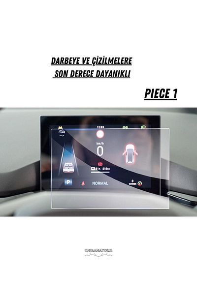 UniqAnatolia Mg 4 2023 Digital Indicator and Navigation Compatible Double Set Nano Screen Protector
