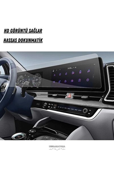 UniqAnatolia Kia Yeni Sportage 2023 2024 Hayalet Ekran ve Navigasyon Uyumlu Nano Ekran Koruyucu