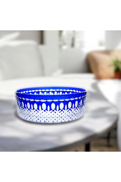 Kristal Market Σετ φρουτοθήκης πολυτελείας 25cm και 19cm - Διπλό 2 Τεμάχια