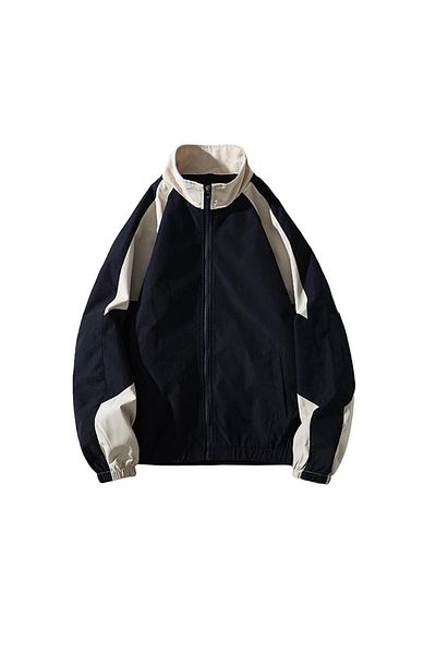Oldeys Y2K Touz Vintage Baggy Parachute Fabric College Jacket Tracksuit
