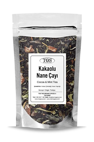 TOS The Organic Spices 100 جرام شاي الكاكاو والنعناع - الأول شاي الكاكاو والن...