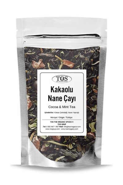TOS The Organic Spices شاي الكاكاو والنعناع - 40 جم (1. الجودة) شاي الكاكاو ب...