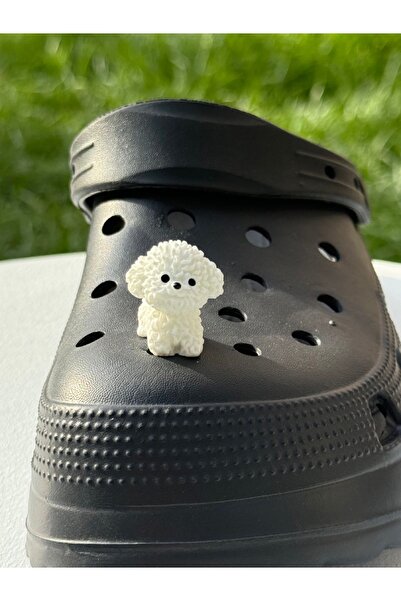 Crocs Poodle 3d Charm/köpekli Terlik Süsü/ Köpek 3 Boyutlu Charm/ Jibbitz