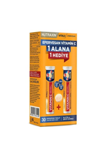 Nutraxin STD Nutraxin Vitamin C D Zinc 15 Efervesan Tablet İkili Kofre ( TEKLİDİR )