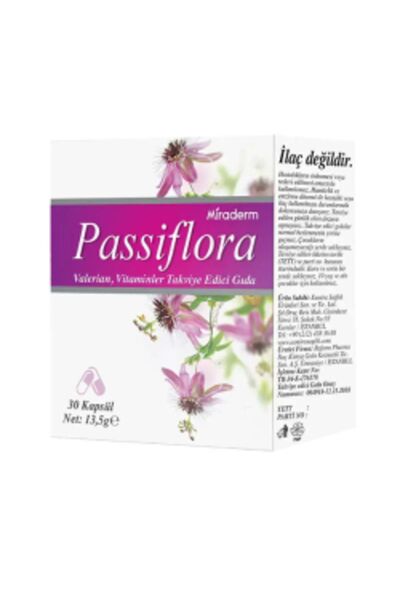 STD Miraderm Passiflora 30 Kapsül ( TEKLİDİR )