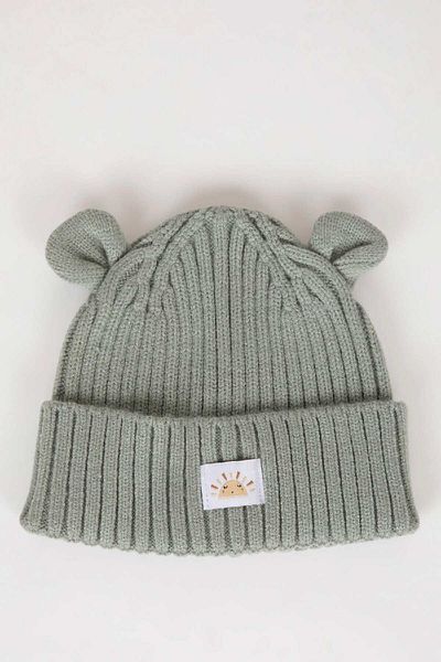 DeFacto Baby Boy Knitted Beanie with Ears C8595A524Wn