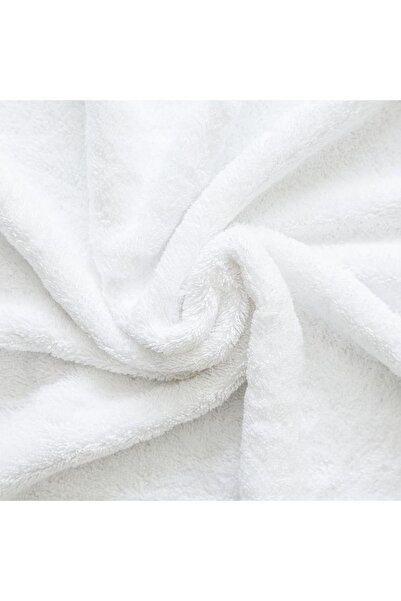 KAYABEY HOME White Hand Face Towel 50X90 cm 2 Pieces % Cotton Soft Modern Design Water Absorbent Bath Towel