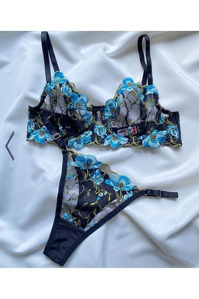 BELINGE σετ bralette με δαντέλα