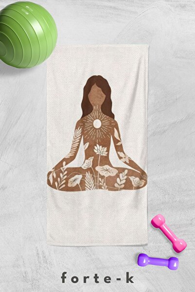 Fortek Home Ψηφιακή εμπριμέ πετσέτα αθλητικής γυμναστικής - 50x100 cm