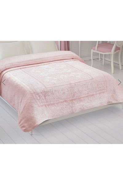 Taç Single Blanket - Crown Detailed