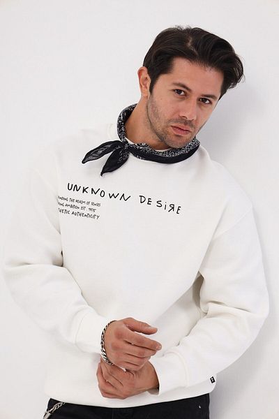 The Champ Clothing Φούτερ με φούτερ με κουκούλα με κουκούλα με λαιμόκοψη Unknown Desire Lettering