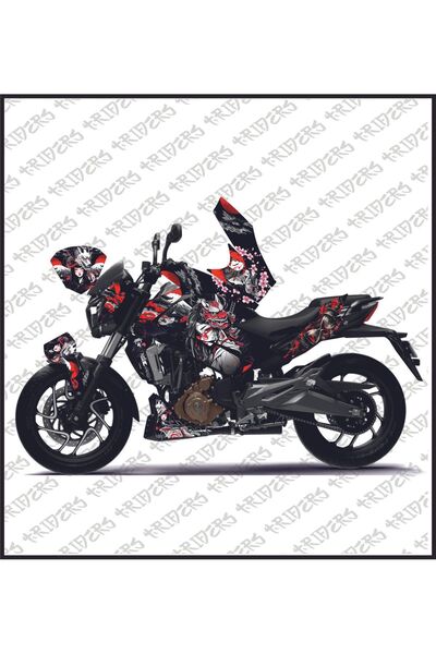 TRİDERS طلاء تفاصيل ياباني كامل متوافق مع Dominar 250/400