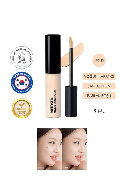 PRETTYSKIN Magic Concealer Long-Lasting Effective High Coverage Concealer
