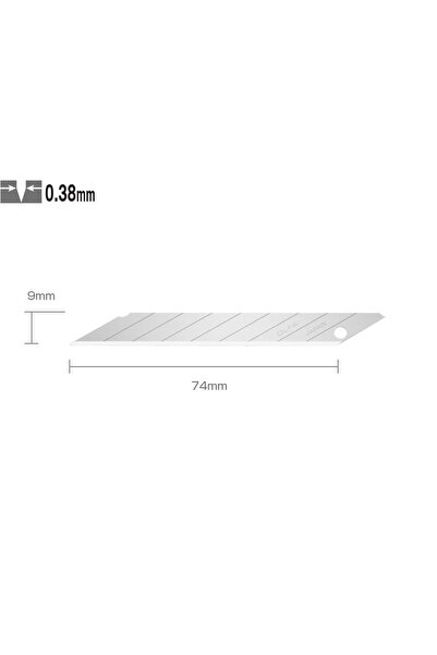 Olfa Dkb-5 Dar 30 Derece Açılı Seri/sac-1 Maket Bıçağı Yedeği (5 Lİ)